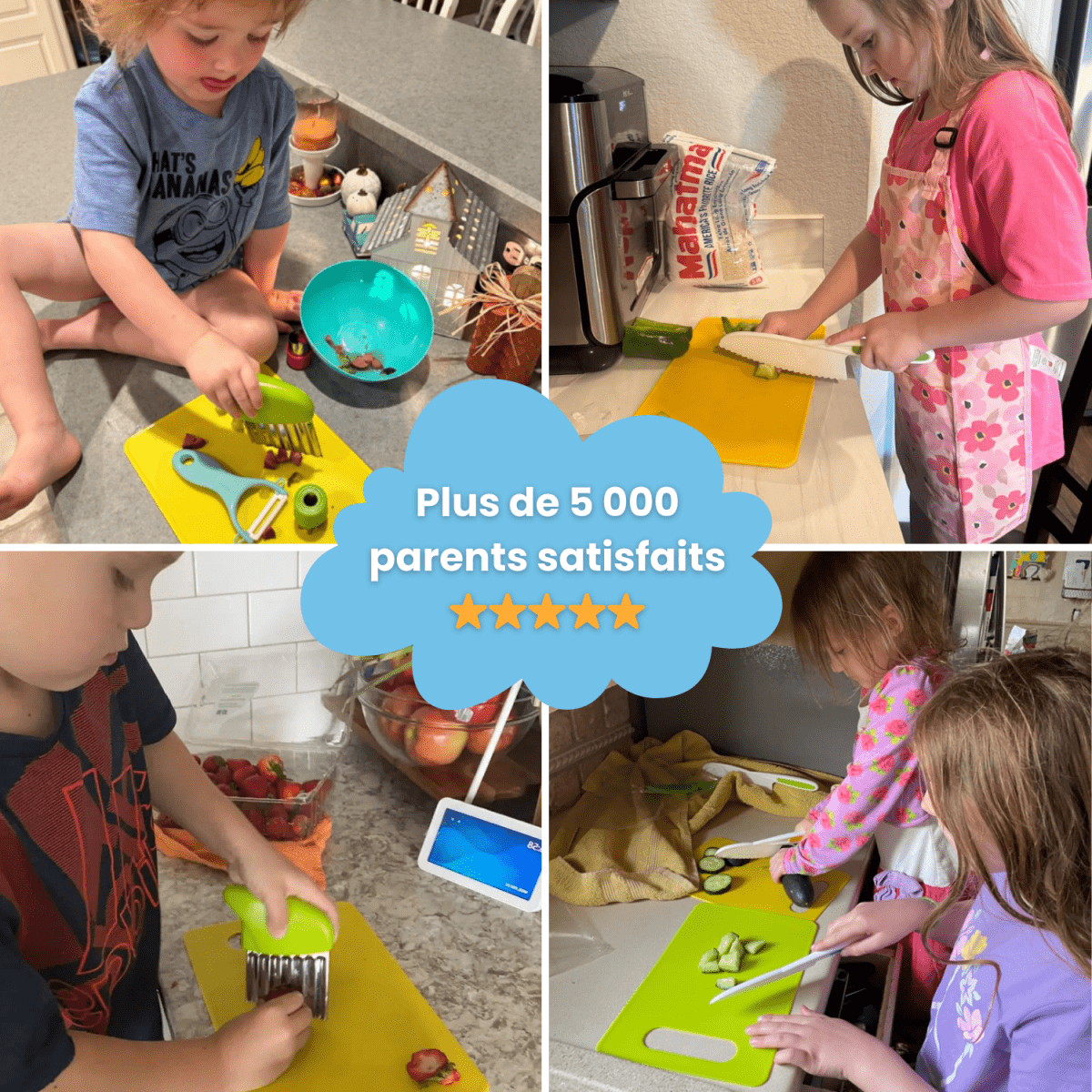 Ensemble de Cuisine Montessori 13 pièces - Enfant Joyeux