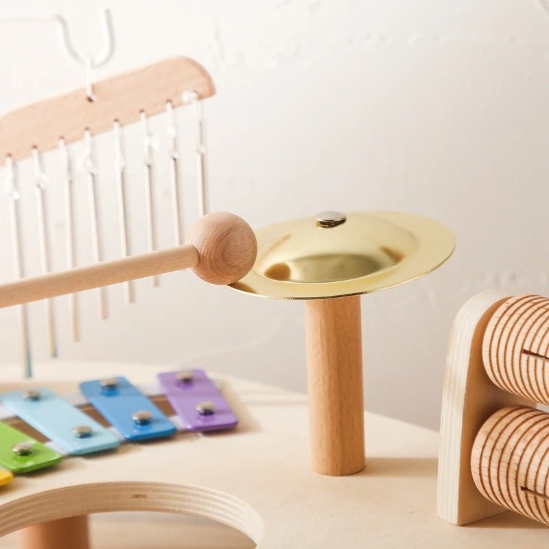 Ensemble De Jouets Musicaux En Bois Montessori - Enfant Joyeux
