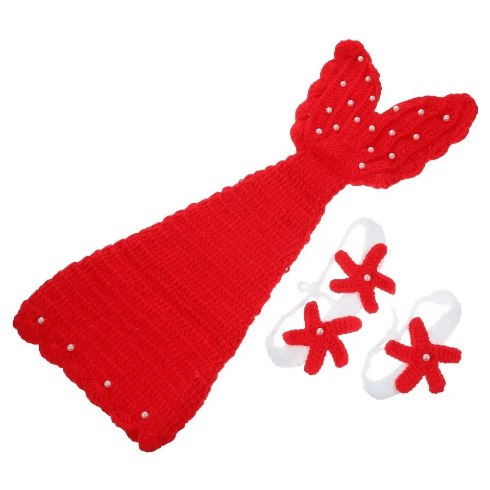 Ensemble Sirène Pour Bébé Avec Queue Haut Et Bandeau - Enfant Joyeux