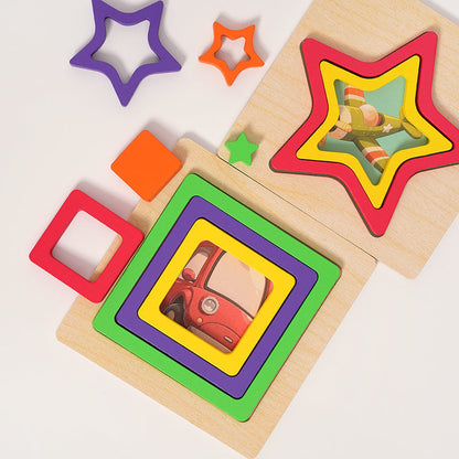 Jeu d’apprentissage Montessori pour stimuler la logique des enfants