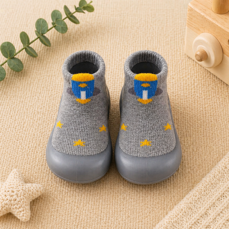 Chaussons Chaussettes Bébé Semelle Souple 6 Mois À 4 Ans