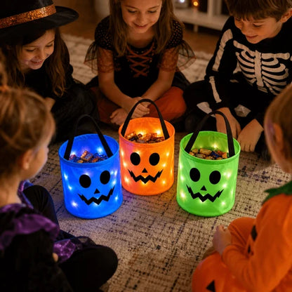 Light-Up Halloween Candy Bag for Kids