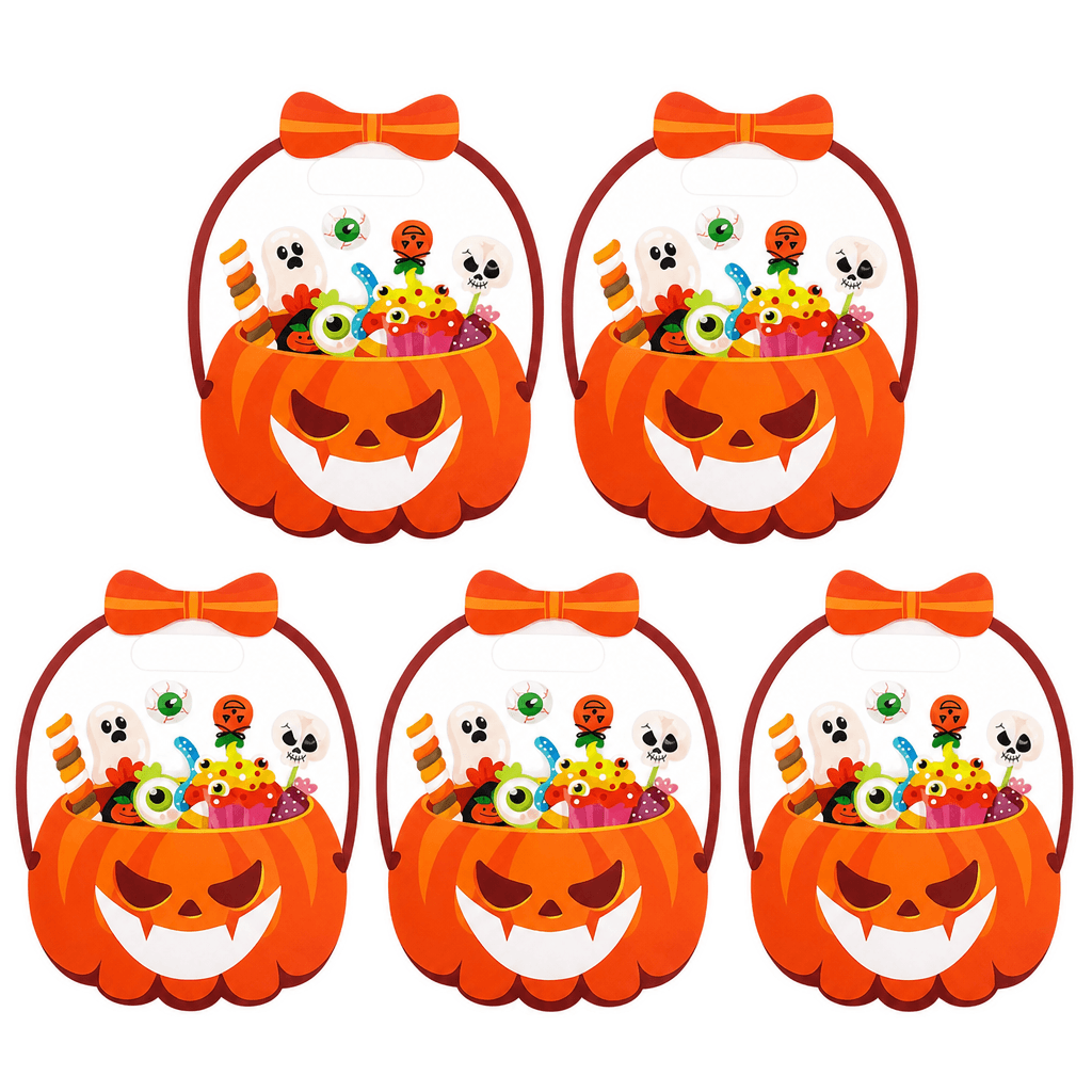 Détail de la fermeture éclair du sac à friandises d’Halloween