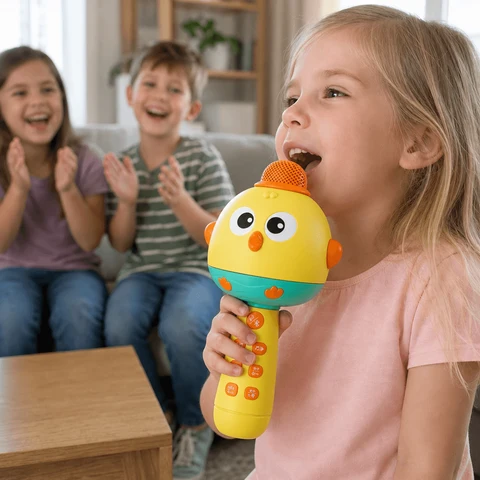 Microphone Karaoké Sans Fil Pour Enfants