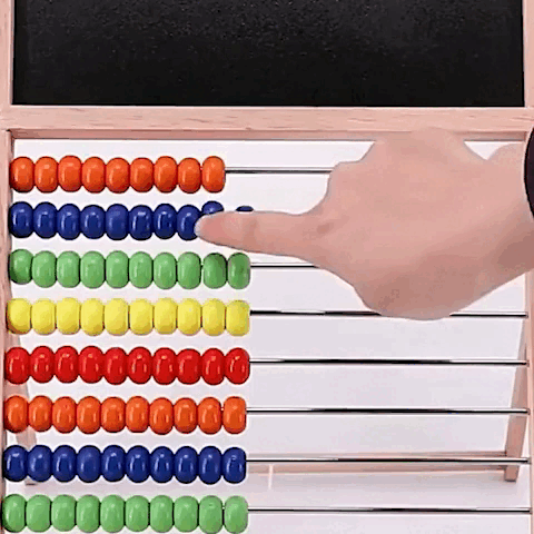 Tableau D’Activités Montessori Avec Abaque Pour Enfants