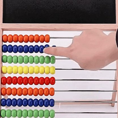 Tableau D’Activités Montessori Avec Abaque Pour Enfants