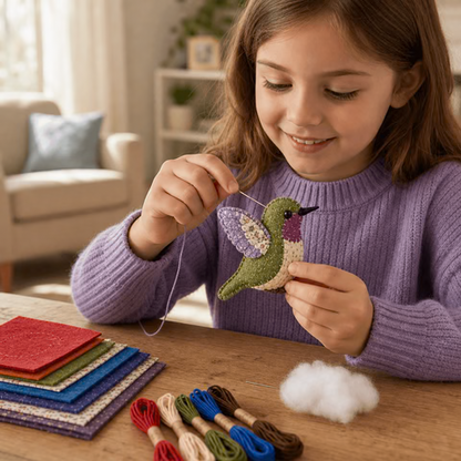 Kit De Couture En Feutre Pour Enfants 5 Ans Et Plus