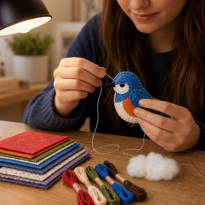 Kit De Couture En Feutre Pour Enfants 5 Ans Et Plus