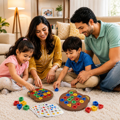 Jeu D’association Formes Et Couleurs Montessori