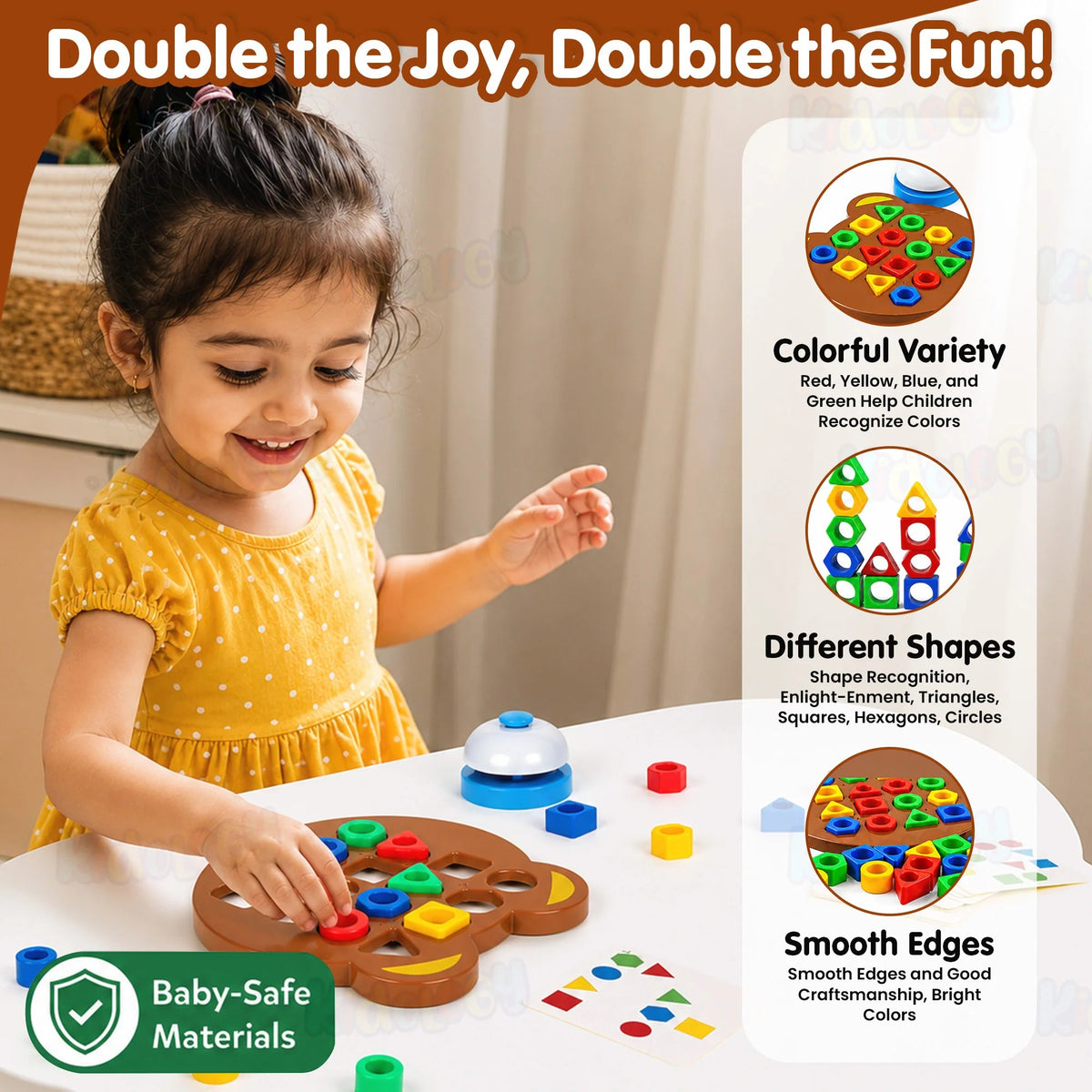 Jeu D’association Formes Et Couleurs Montessori
