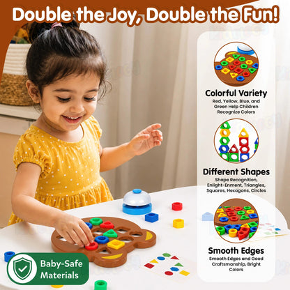 Jeu D’association Formes Et Couleurs Montessori