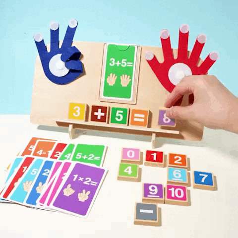 Tableau De Mathématiques Montessori Avec Boulier En Bois
