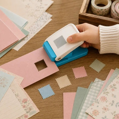 Perforatrice À Papier Style Timbre Pour Bricolage Enfant