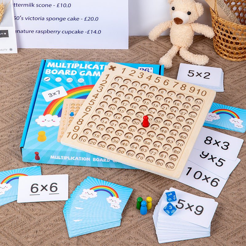 Jeu De Multiplication En Bois Montessori Pour Enfants - Enfant Joyeux