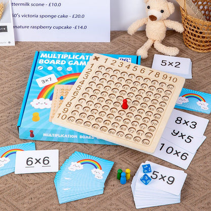 Jeu De Multiplication En Bois Montessori Pour Enfants - Enfant Joyeux