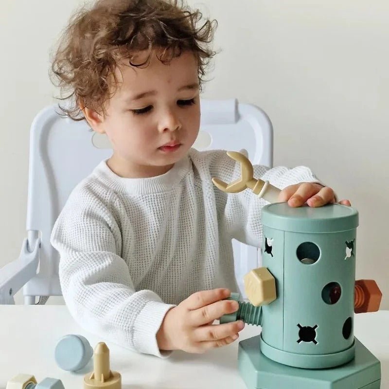 Jouet Montessori Magnétique À Glissières Et À Visser - Enfant Joyeux