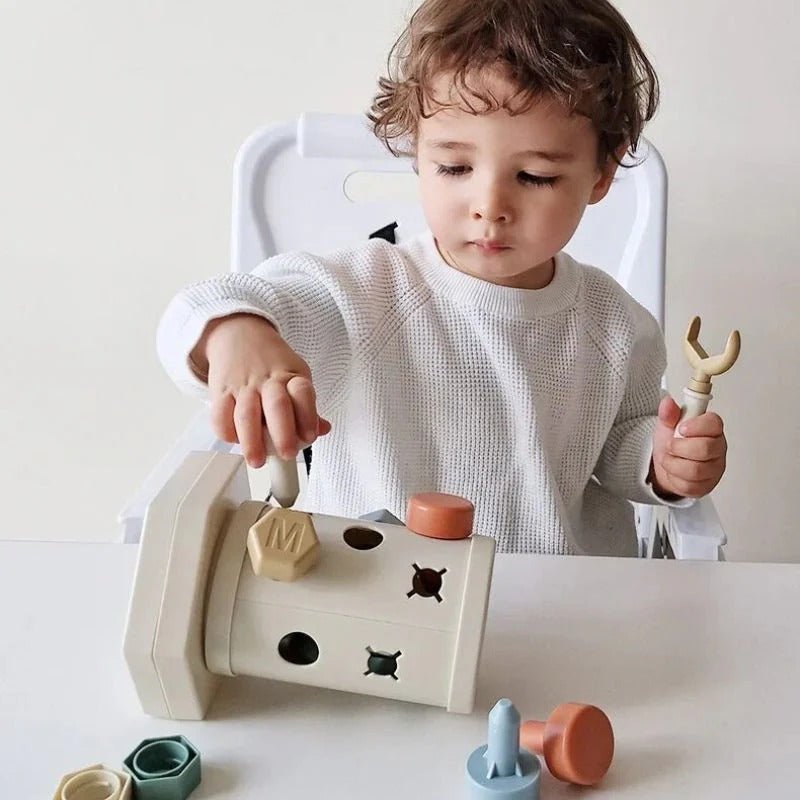 Jouet Montessori Magnétique À Glissières Et À Visser - Enfant Joyeux