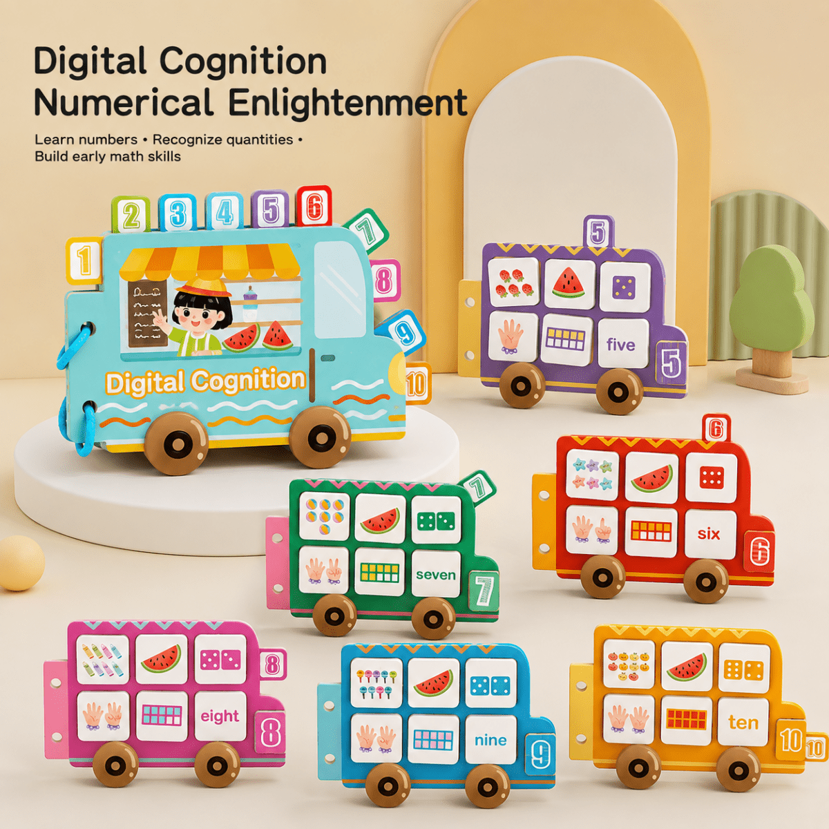 Livre De Comptage Éducatif Pour Enfants - Enfant Joyeux