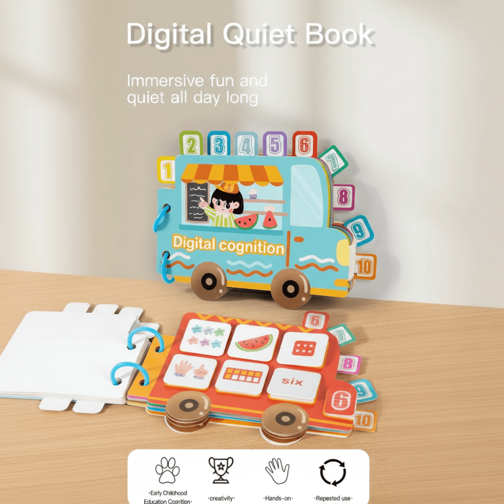 Livre De Comptage Éducatif Pour Enfants - Enfant Joyeux