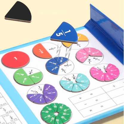 Livre Magnétique Montessori Pour Apprendre Les Fractions - Enfant Joyeux