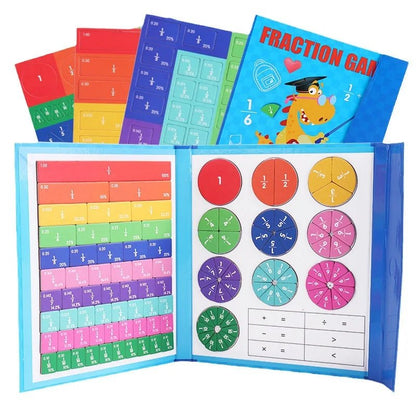 Livre Magnétique Montessori Pour Apprendre Les Fractions - Enfant Joyeux