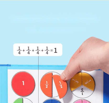 Livre Magnétique Montessori Pour Apprendre Les Fractions - Enfant Joyeux