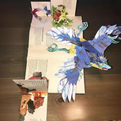 Livre Pop-Up 3D De Dinosaures Pour Enfants - Enfant Joyeux