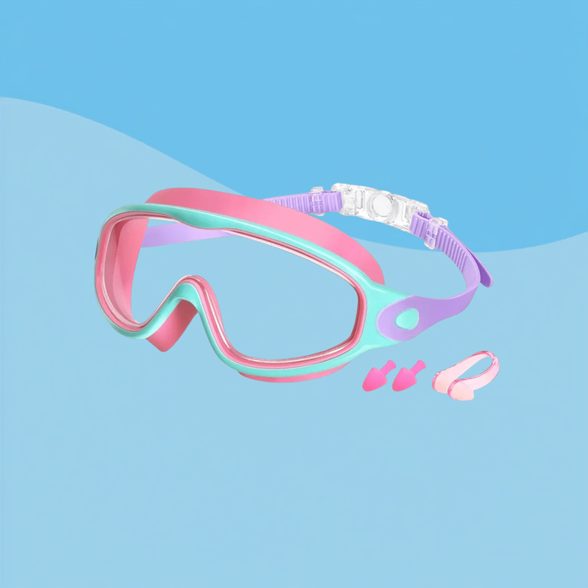 Lunettes de Natation à Clip - Enfant Joyeux