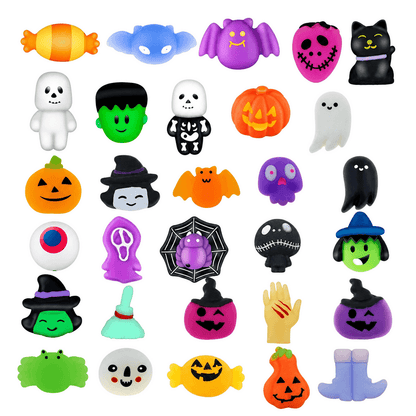 Mini Squishies D’Halloween À Presser - Enfant Joyeux