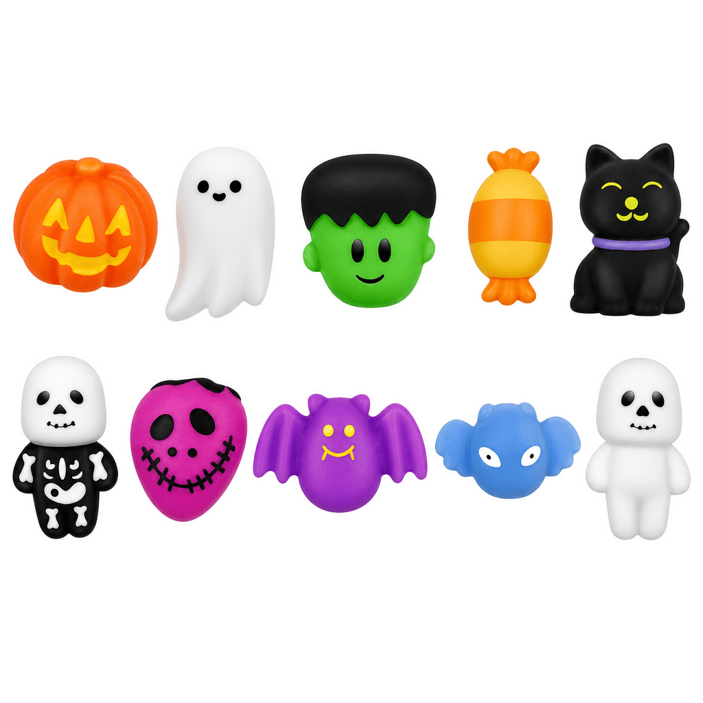 Mini Squishies D’Halloween À Presser - Enfant Joyeux