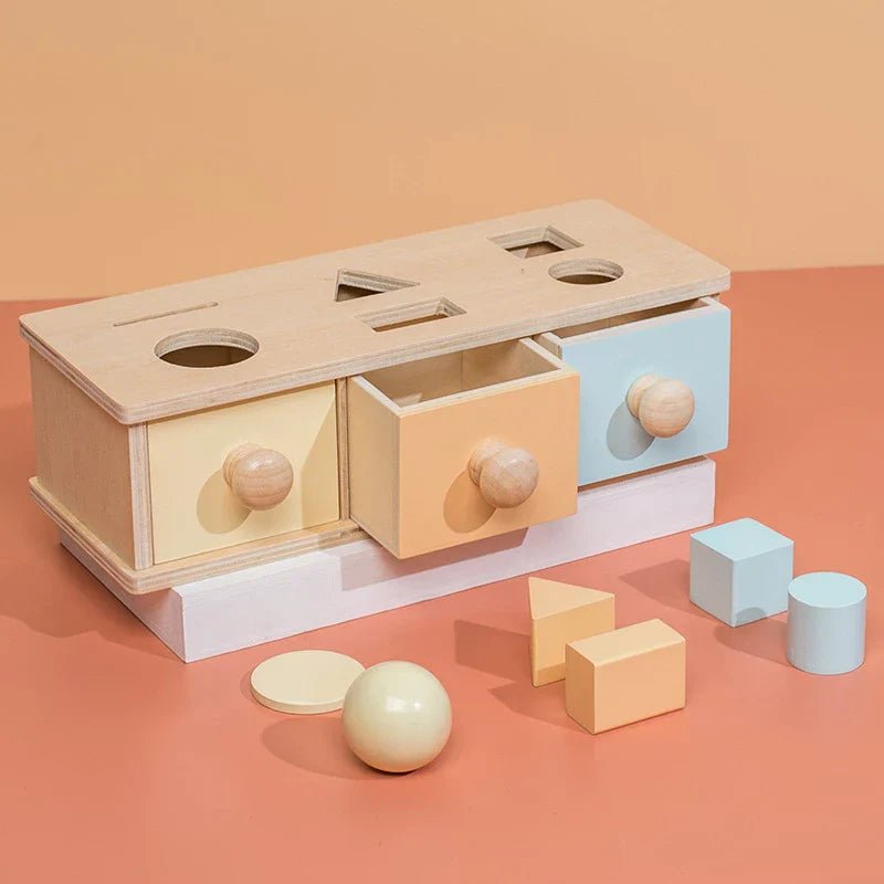 Organisateur Montessori À Tiroirs Pour Jouets - Enfant Joyeux