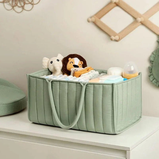 Panier à Couches en Coton avec Séparateur Amovible - Enfant Joyeux