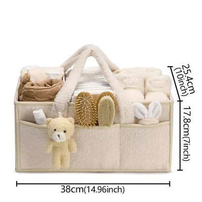 Panier en tissu pour organiser les articles de bébé