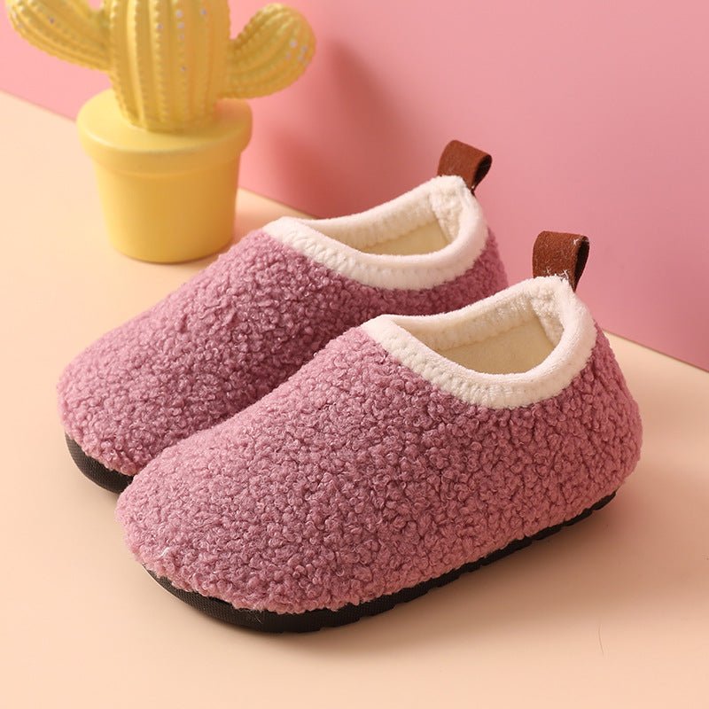Pantoufles Pour Enfants Chaudes Et Douillettes - Enfant Joyeux