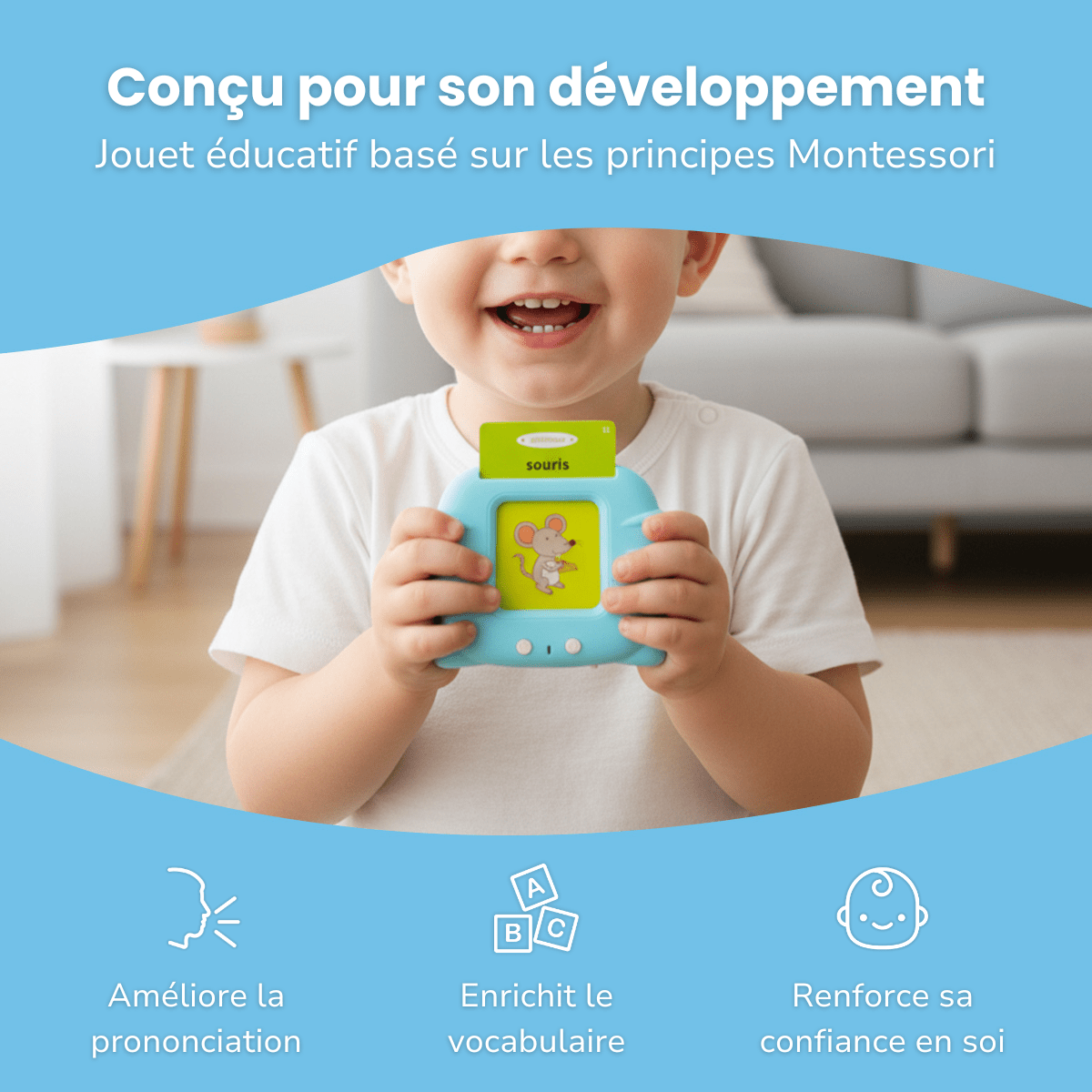 PetitMot™ | Édition Franco - Canadienne - Enfant Joyeux