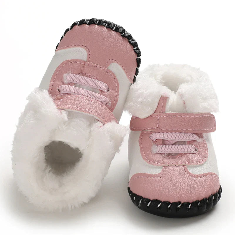 Bottillons D’hiver Pour Bébé Doublés De Coton Ajustables