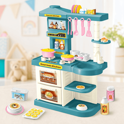 Cuisine de jeu pour enfants avec évier et robinet