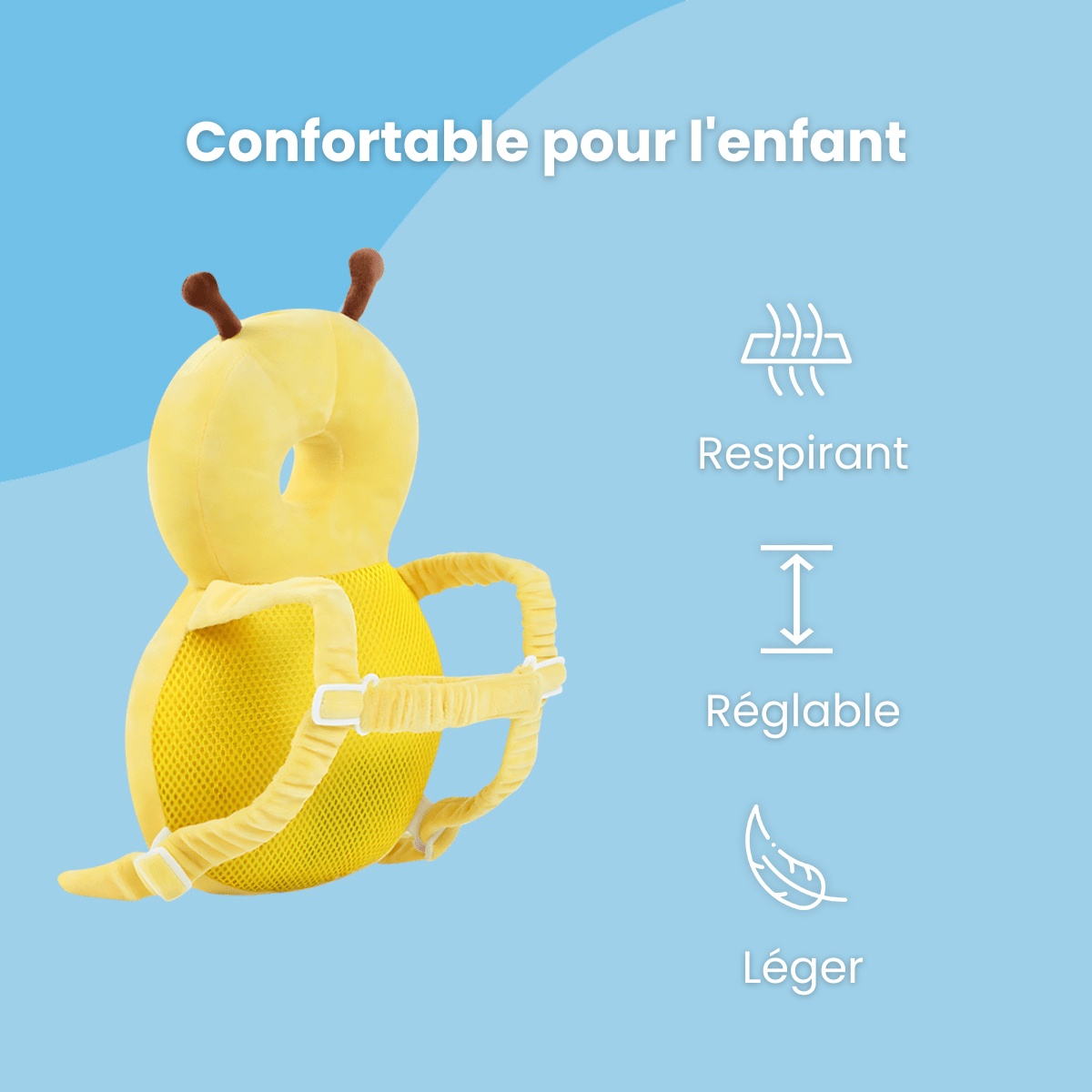 SécuriTête™ – Protection pour Enfants - Enfant Joyeux