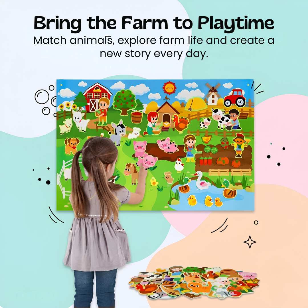 Tableau D’Activités En Feutre Montessori Pour Enfants - Enfant Joyeux