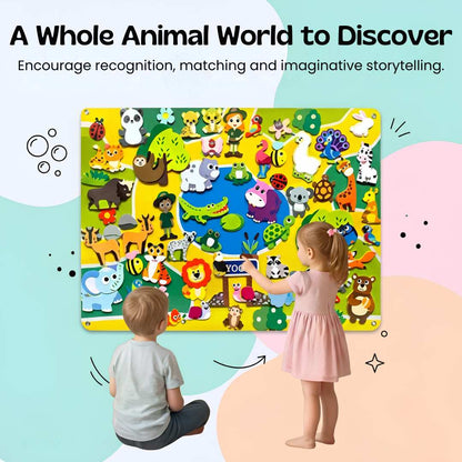 Tableau D’Activités En Feutre Montessori Pour Enfants - Enfant Joyeux