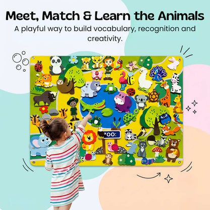Tableau D’Activités En Feutre Montessori Pour Enfants - Enfant Joyeux