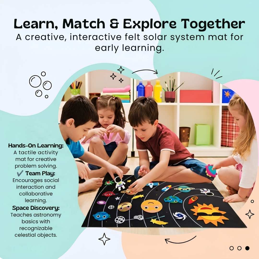 Tableau D’Activités En Feutre Montessori Pour Enfants - Enfant Joyeux