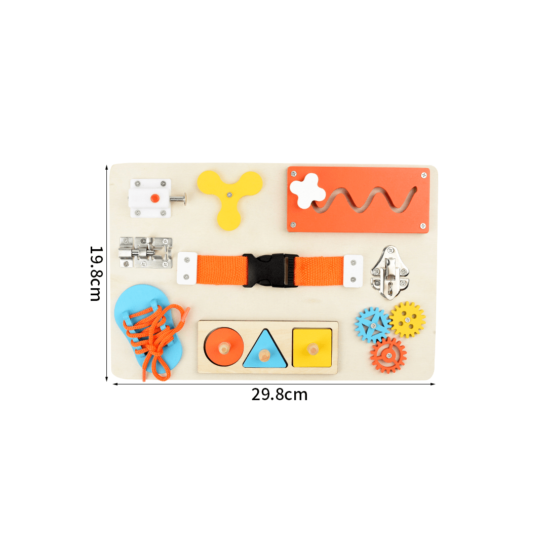 Tableau D’Activités Montessori En Bois Pour Enfants - Enfant Joyeux