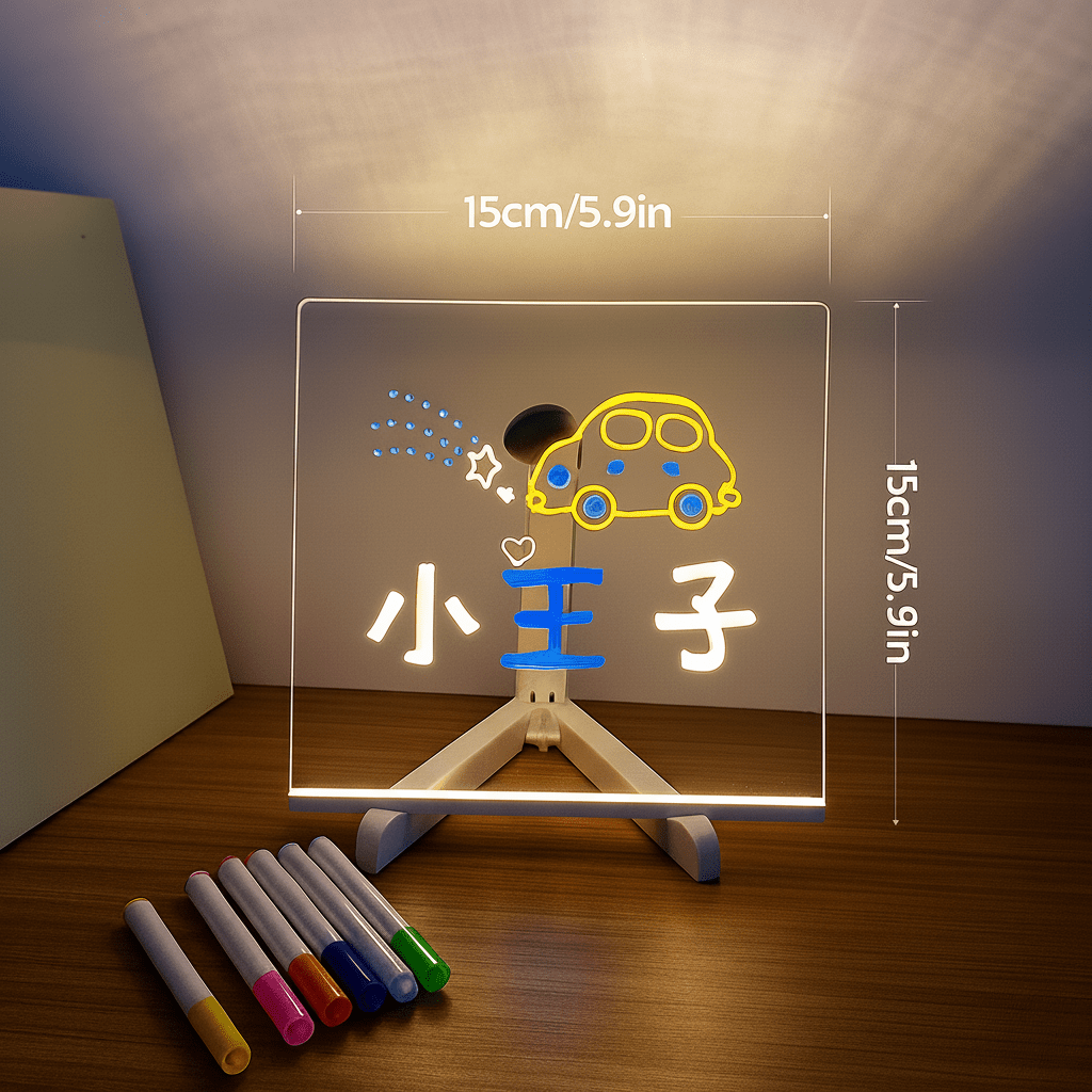 Tableau de dessin lumineux à DEL - Enfant Joyeux