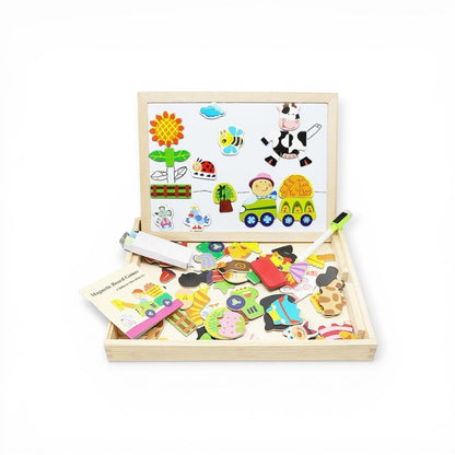 Tableau De Dessin Magnétique Double Face Pour Enfants - Enfant Joyeux