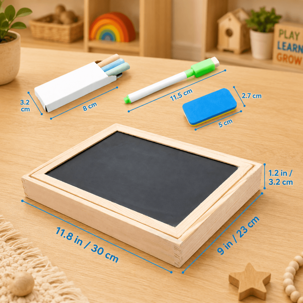 Tableau De Dessin Magnétique Double Face Pour Enfants - Enfant Joyeux