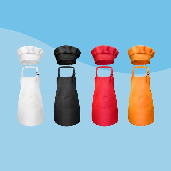 Tablier enfant à personnaliser - Super Chef Toque pour l'anniversaire de votre enfant Tablier enfant à personnaliser - Super Chef Toque pour l'anniversaire de votre enfant