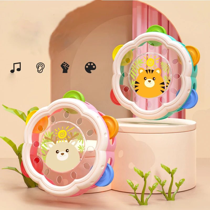 Tambourin Montessori Pour Enfants Jeu Musical Éducatif - Enfant Joyeux