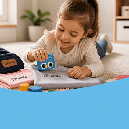 Tampon Nominatif Pour Vêtements D'Enfant - Enfant Joyeux