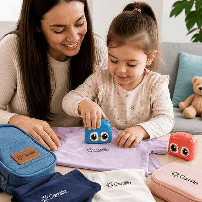 Tampon Nominatif Pour Vêtements D'Enfant - Enfant Joyeux